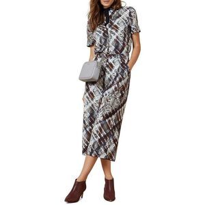 NWT Ted Baker Balay Quartz Jumpsuit Wide Leg Cropped Size 3 (US Size 8) Print